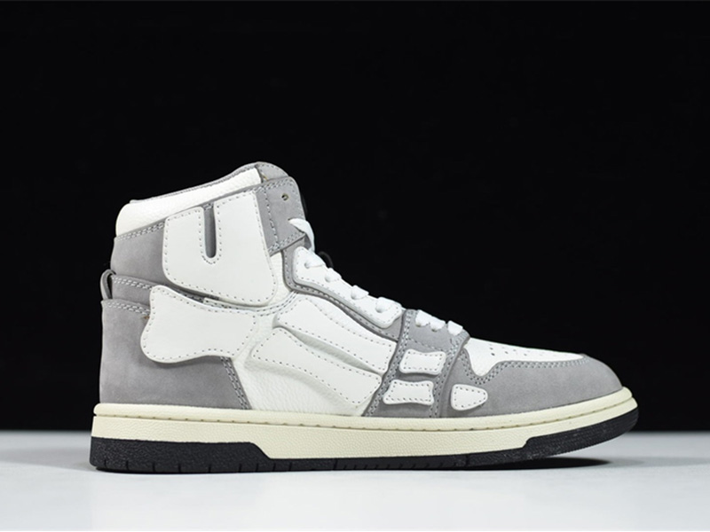 AMIRI Skel Top Hi Gery White WFS002-030