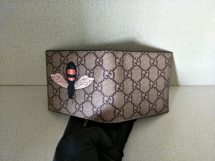 GUCCI WITH PLAID BEE WALLETS