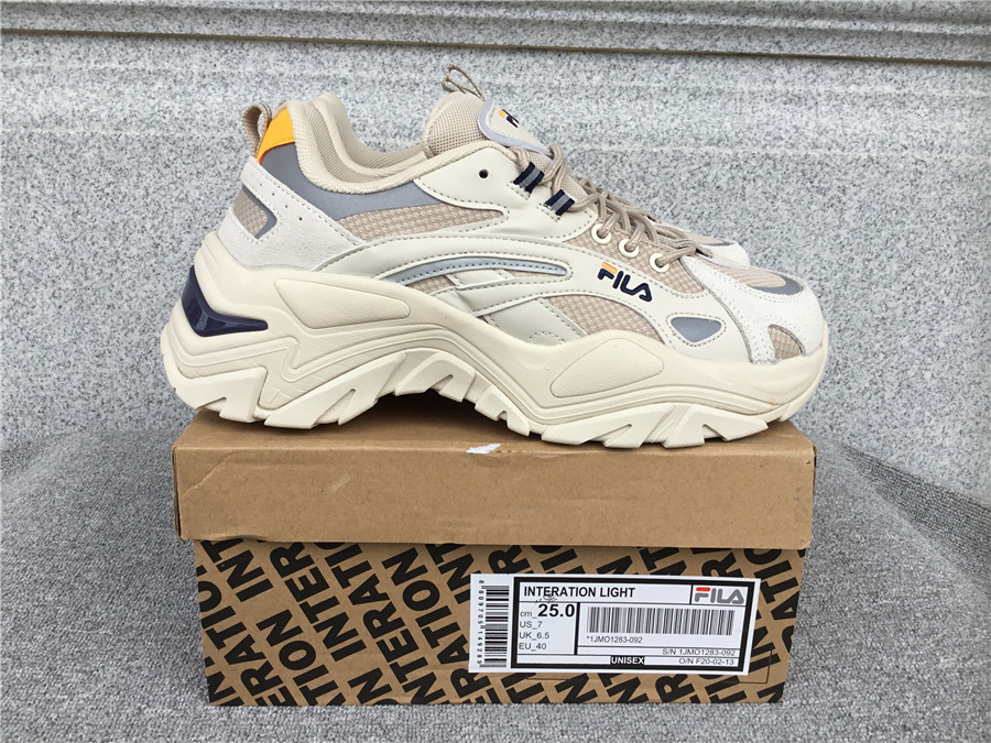 Fila heightened retro casual running shoes old shoes 1JMO1283-092