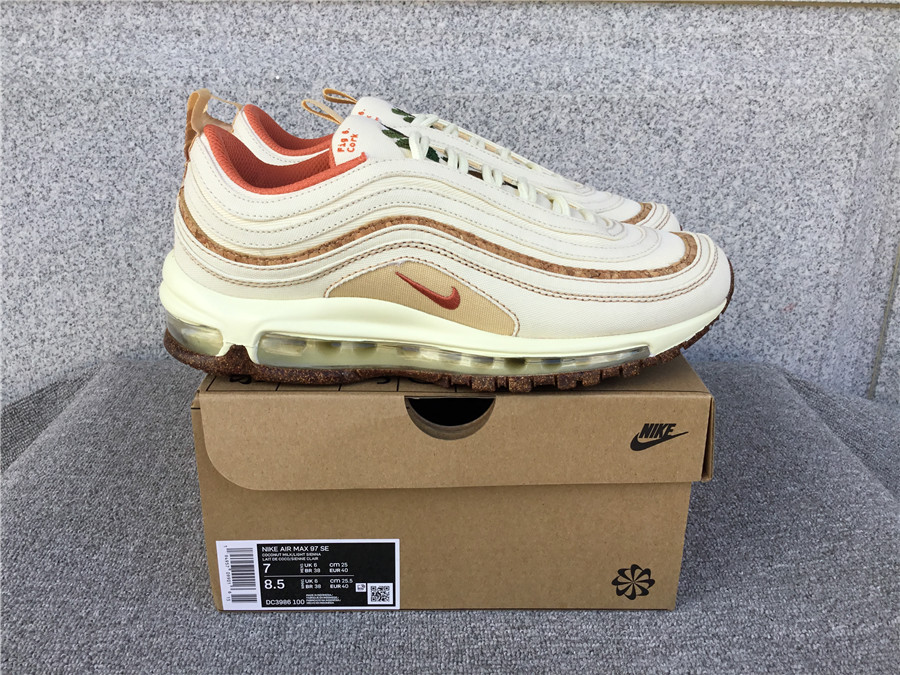 Nike Air Max 97 Full Length Air-Cushioned Running Shoes DC3986-100