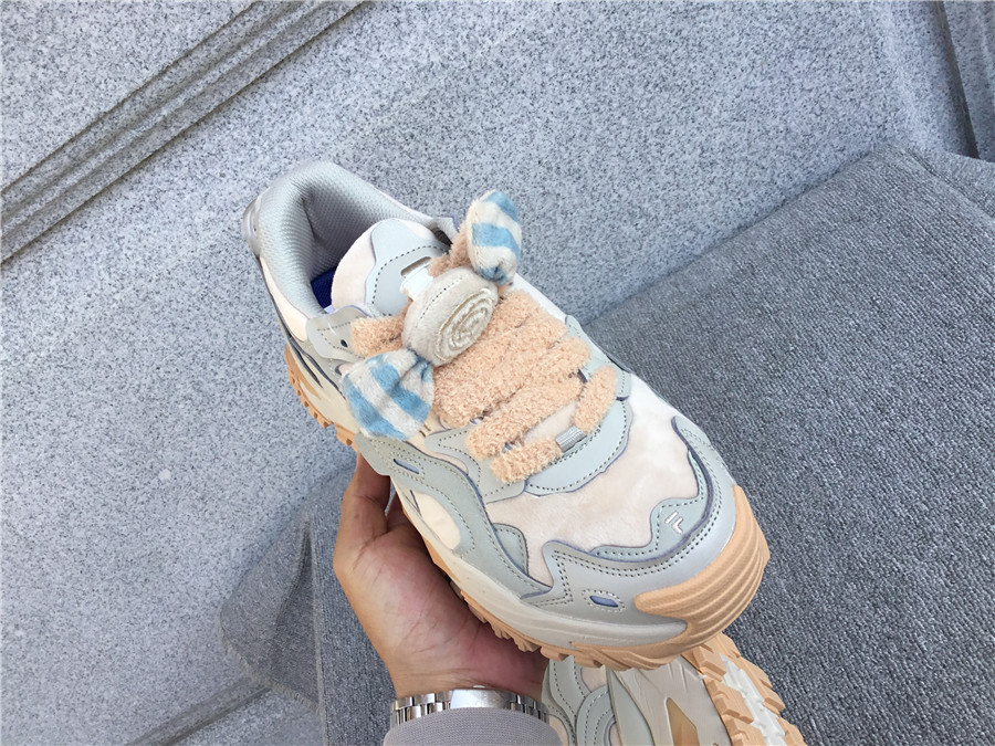 Fila heightened retro casual running shoes old shoes T12W241301FPB