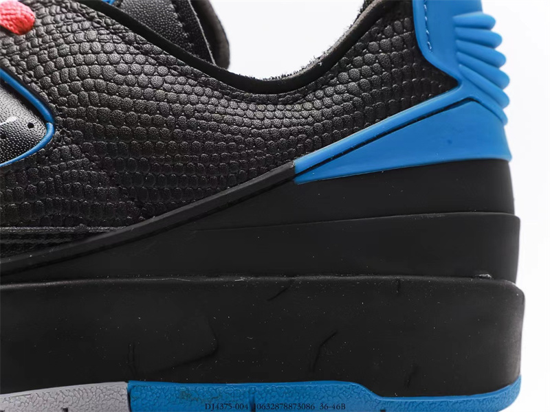 AIR Jordan 2 Retro Low SP Off-White Black Blue DJ4375-004