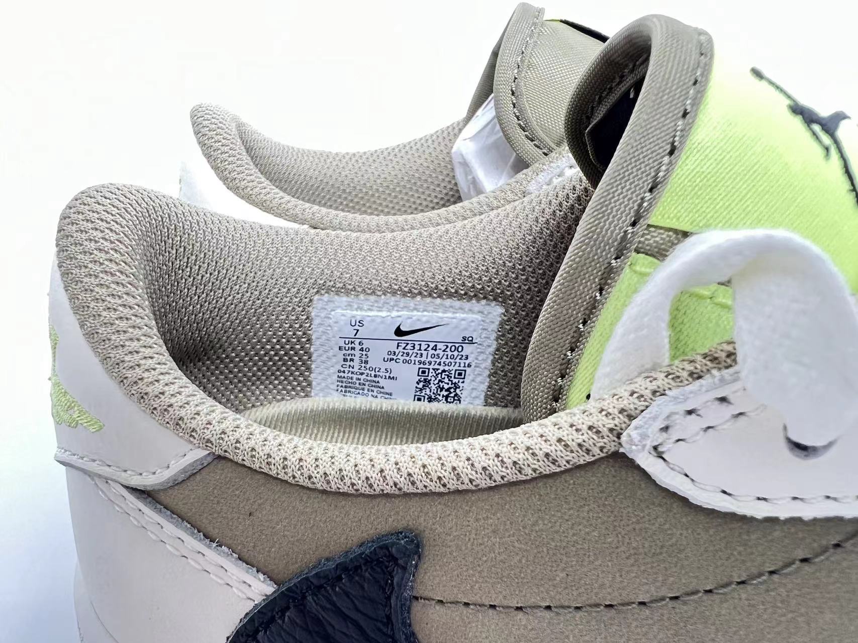 Jordan 1 Retro Low Golf Travis Scott Neutral Olive FZ3124-200