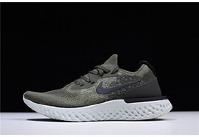 nike epic react flyknit olive AQ0067 300
