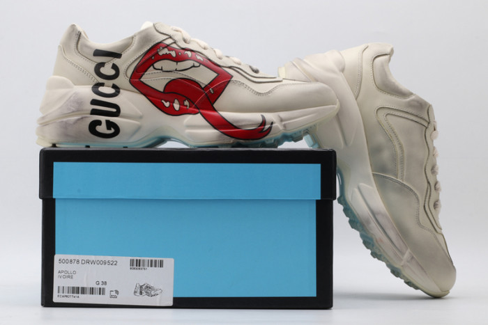 Gucci Rhyton Vintage Trainer Sneaker 576965 DRW00 9555