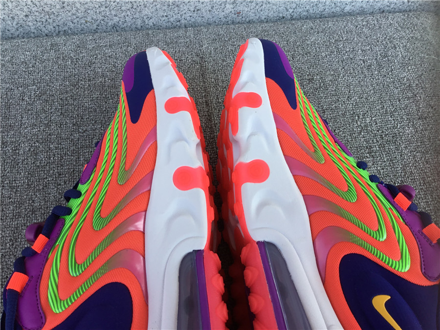 Nike Air Max 270 React Air Cushioned Running Shoe CD0113-600