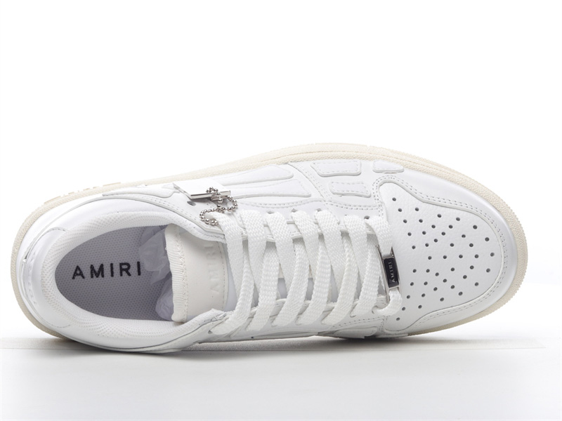 AMIRI Skel Top Low White MFS003-194