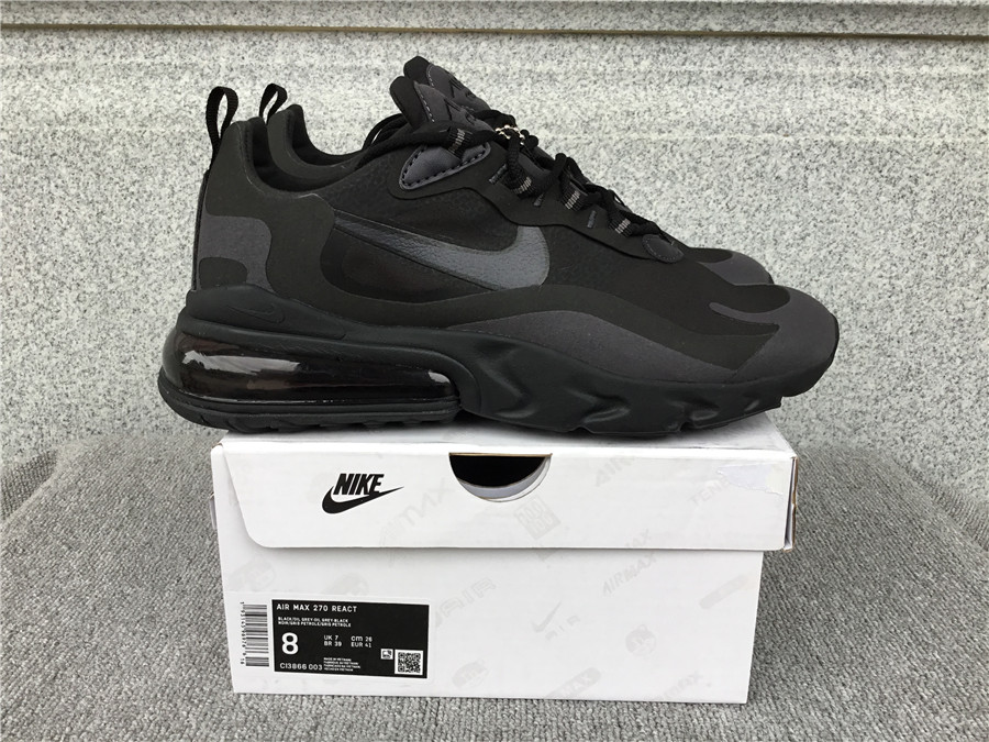 Nike Air Max 270 React Air Cushioned Running Shoe CI3866-003