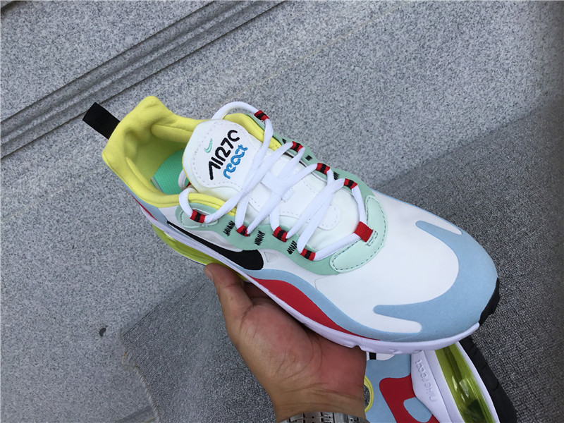 Nike Air Max 270 React Air Cushioned Running Shoe AO6174-002