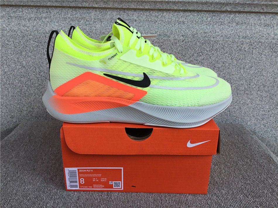 Nike Zoom Fly 4 Carbon Plate Running Shoe CT2392-700