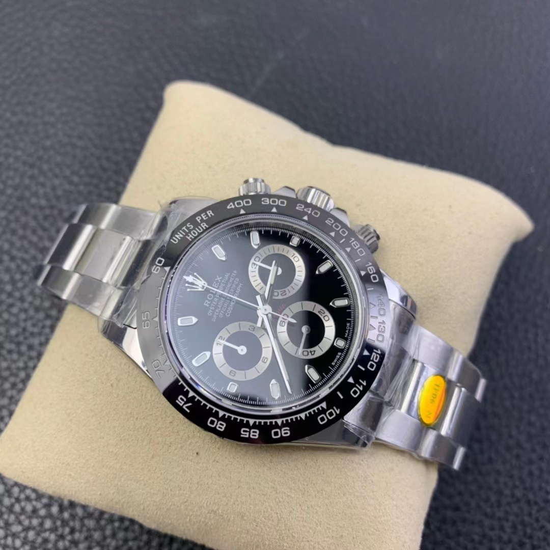 Rolex Cosmograph Daytona Series Black Steel Di Panda Automatic Mechanical Movement 116500LN-0002