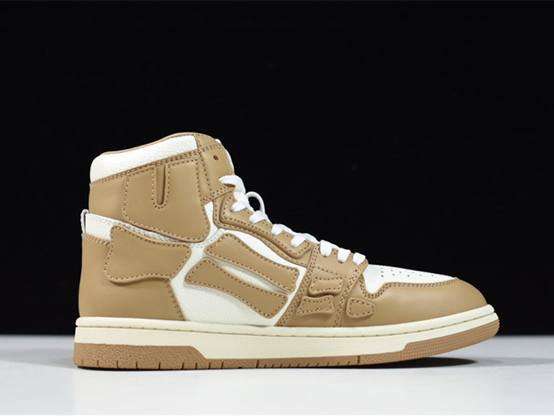 AMIRI Skel Top Hi Brown White MFS002-281