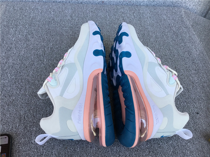 Nike Air Max 270 React Air Cushioned Running Shoe AO6174-100