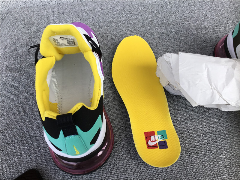 Nike Air Max 270 React Air Cushioned Running Shoe AO4971-101