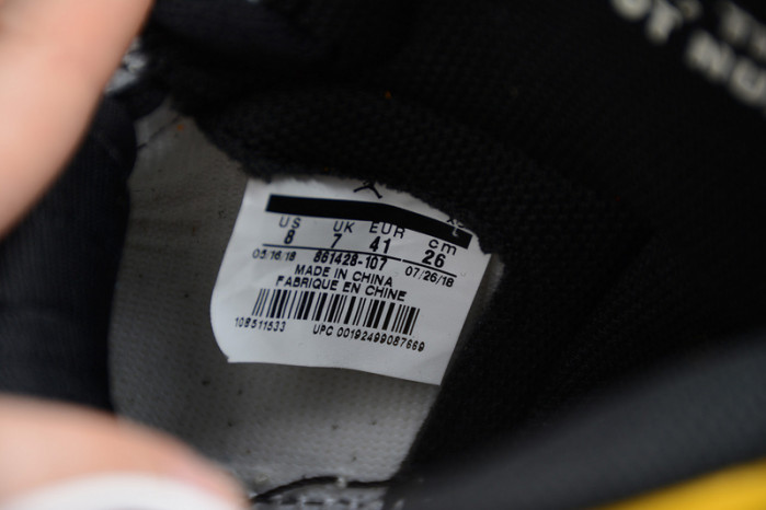 Air Jordan 1 No Ls Varsity Maize 861428-107