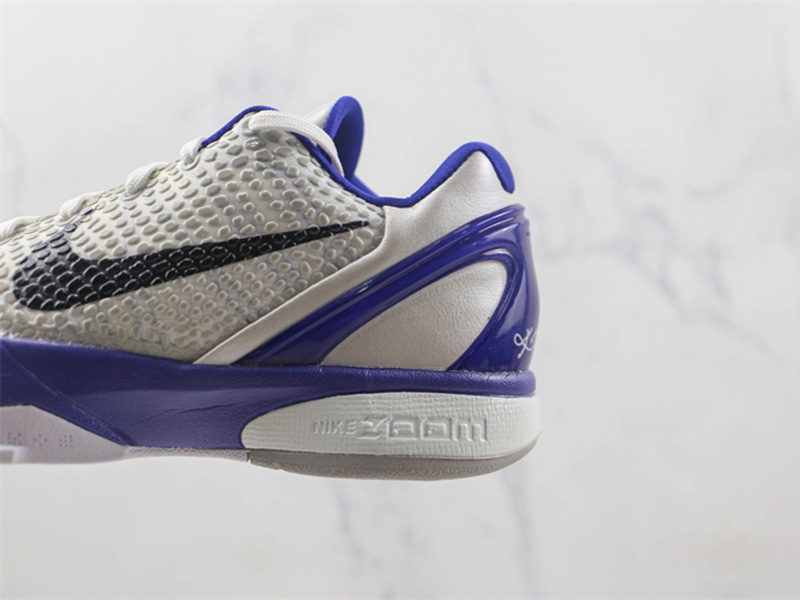 Nike Zoom Kobe 6 White Blue Black 436311-100