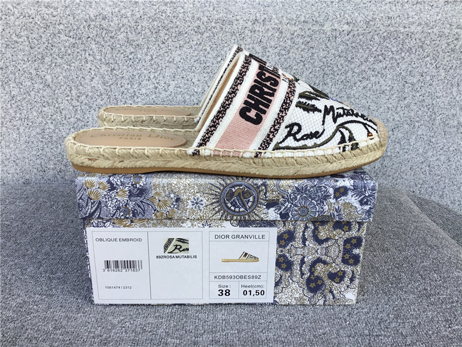 Dior 20s Spring First Summer Xiudi Fishing Off Shoes 0704dio01