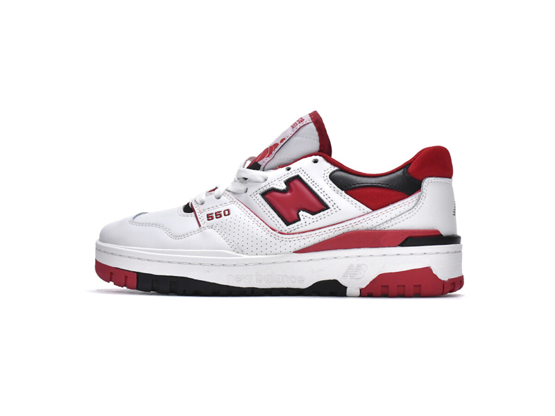 Get New Balance 550 White Team Red BB550SE1