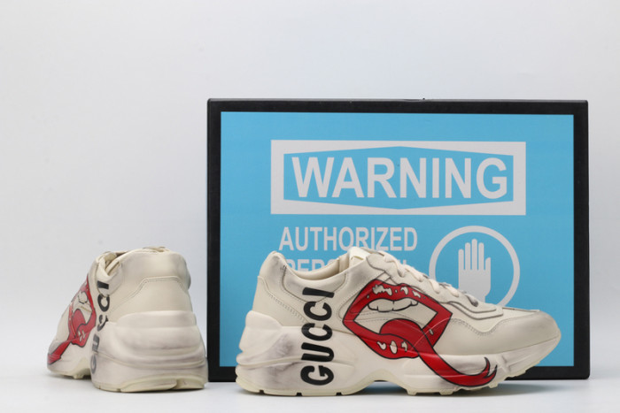 Gucci Rhyton Vintage Trainer Sneaker 576965 DRW00 9555