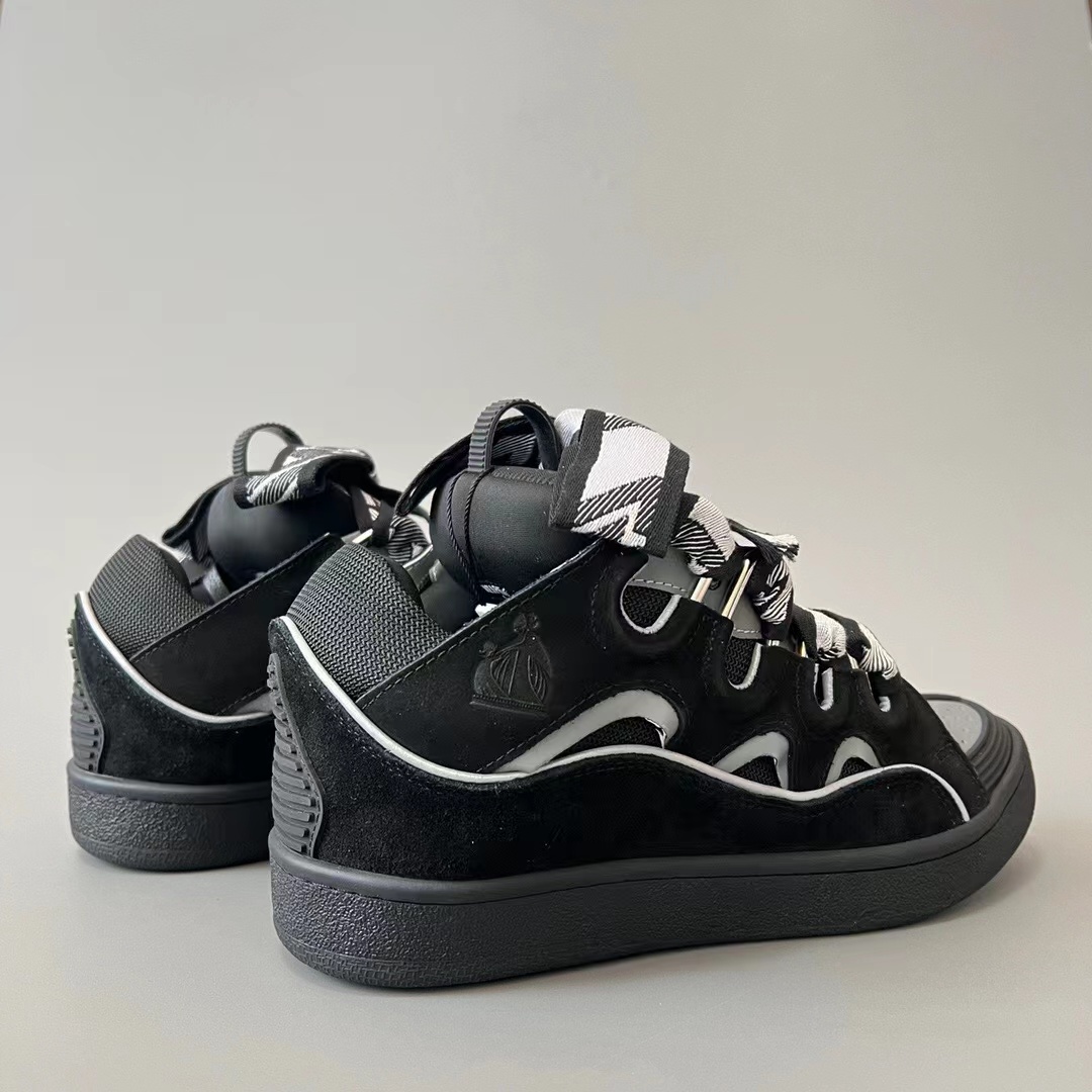 Lanvin Curb Sneaker Black Grey
