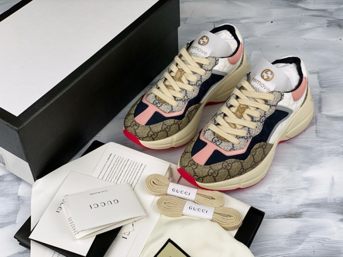 Gucci Rhyton Vintage Trainer Sneaker 576964 DRW00 9522