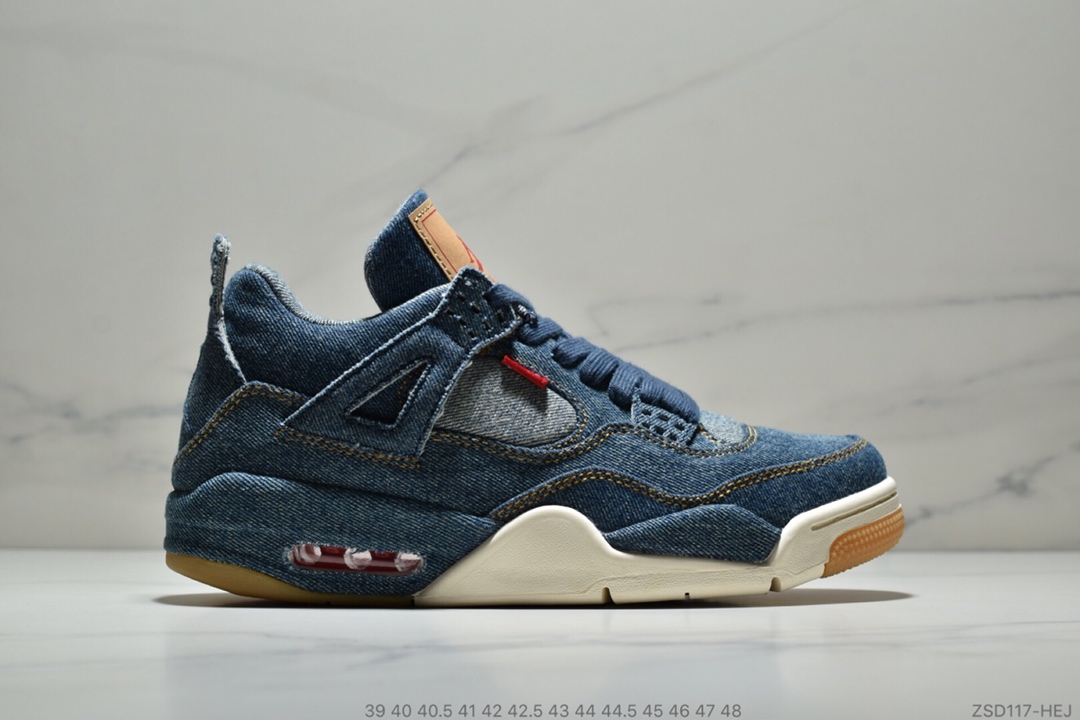Levis x Nike Air Jordan 4 Denim AO2571-401