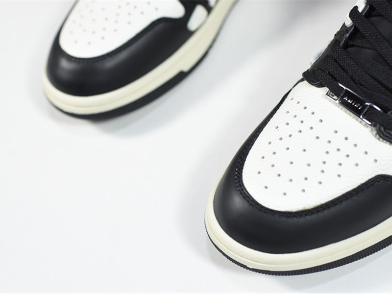 AMIRI Skel Top Hi Black Black White W0F22499NL