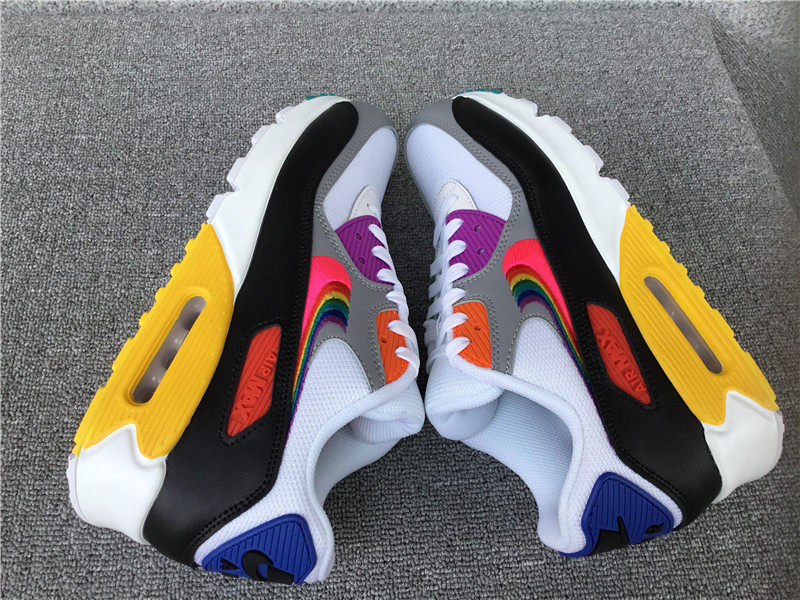 Nike Air Max90 Joint Air Cushion Mesh Breathable Running Shoes CJ5482-100