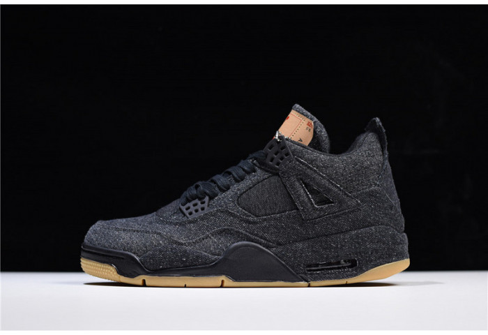 Levis x Air Jordan 4 black AO2571-001