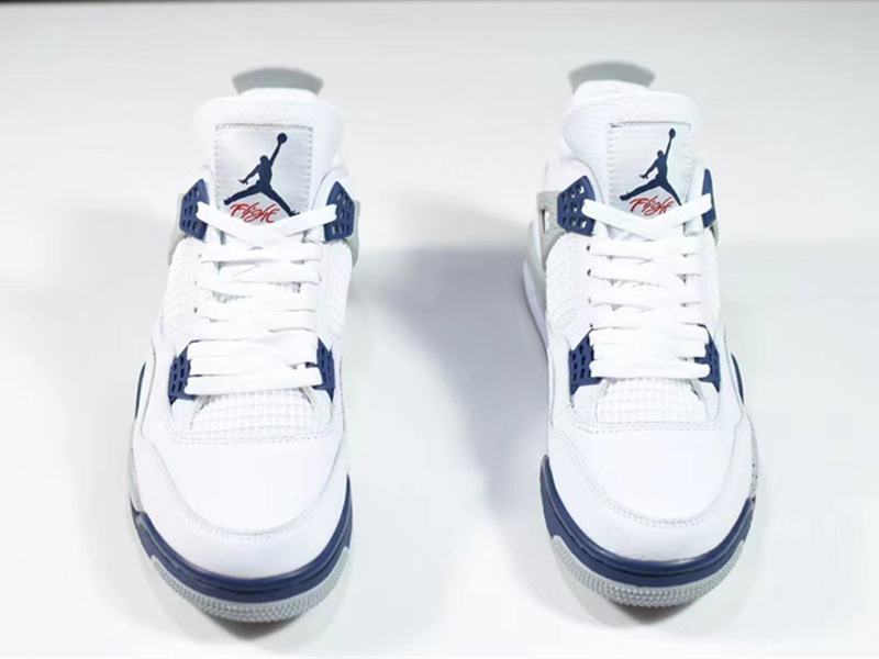 Jordan 4 RetroWhite Midnight Navy DH6927-140