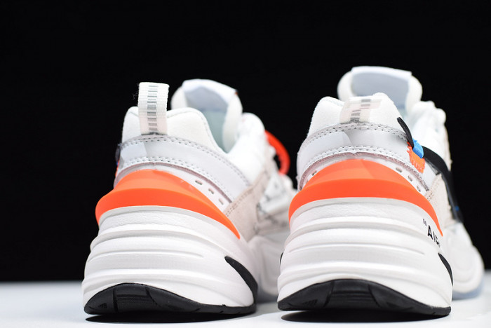 Off-White x nike M2K tekno White, Black & Team Orange A03108 058