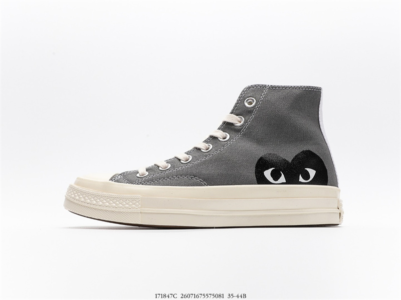 Converse Chuck Taylor All-Star 70s Hi Comme des Garcons PLAY Grey