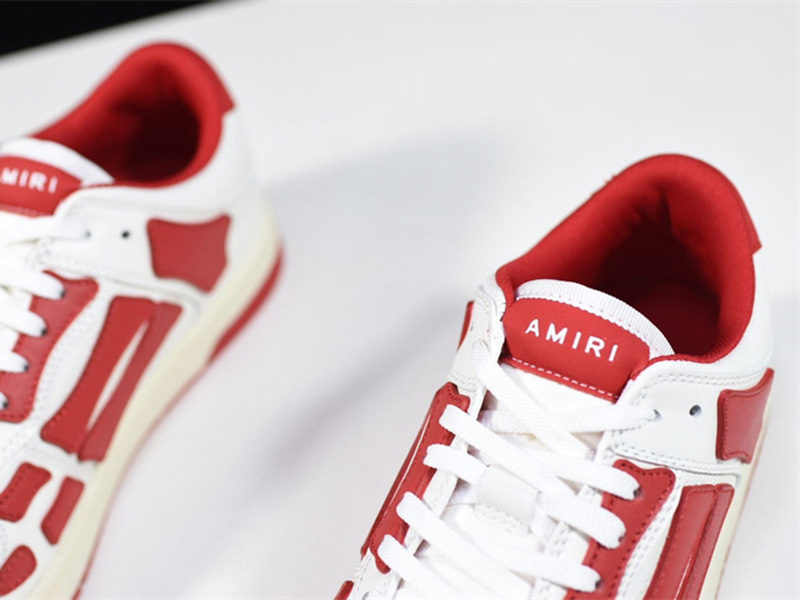 AMIRI Skel Top Low Red White MFS003-9460