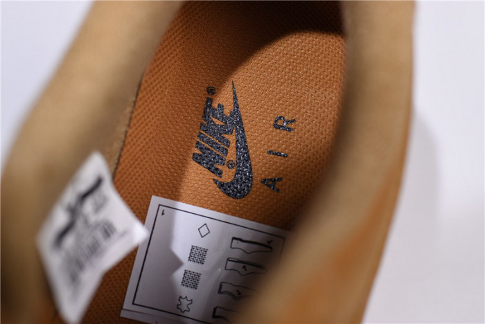 Nike Air Force 1 07 WB Flax/Flax-Gum Wheat Basketball Shoes AA4061-200