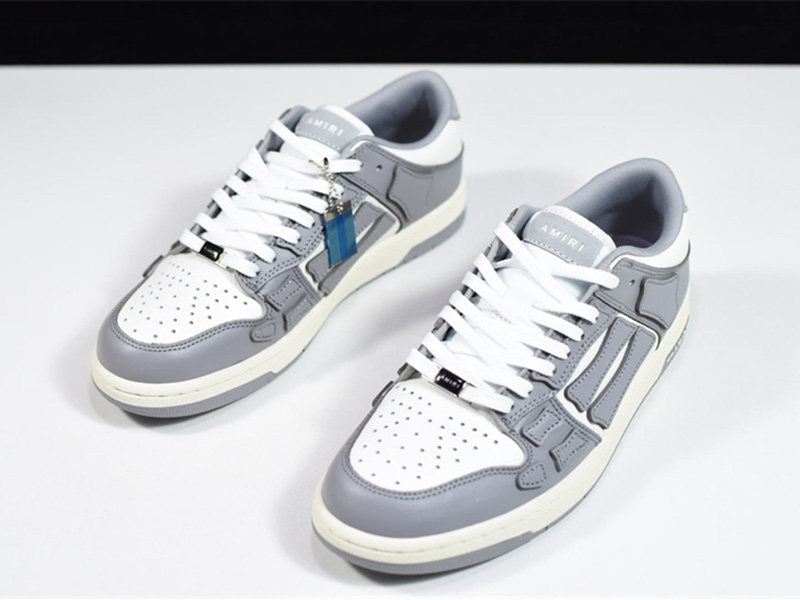 AMIRI Skel Top Low Gery White MFS003-043