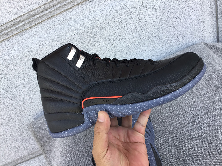 Air Jordan 12 black red gray cement