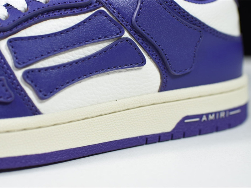 AMIRI Skel Top Low Purple White