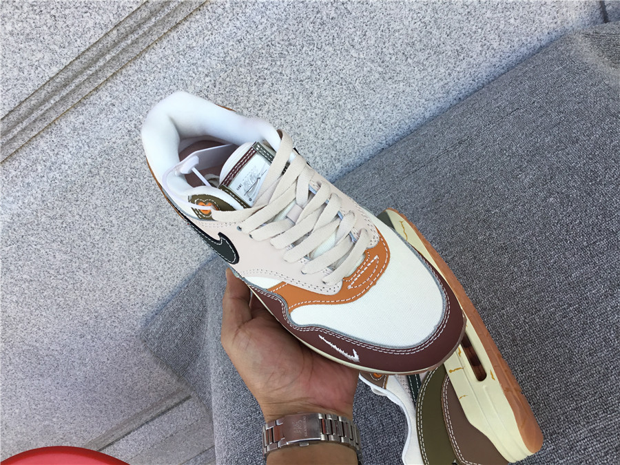 Nike Air Max 1 Nike Half Palm Air Cushion Retro Running Shoes DQ8656-133