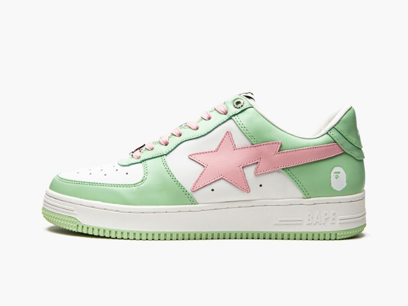 A BATHING APE? Mens BAPE STA LOW M2 IT Green
