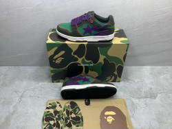 GT A Bathing Ape Bape Dark Purple Green
