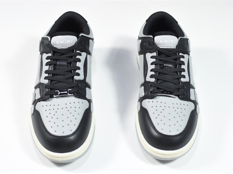 AMIRI Skel Top Low Black Gery MFS003-016