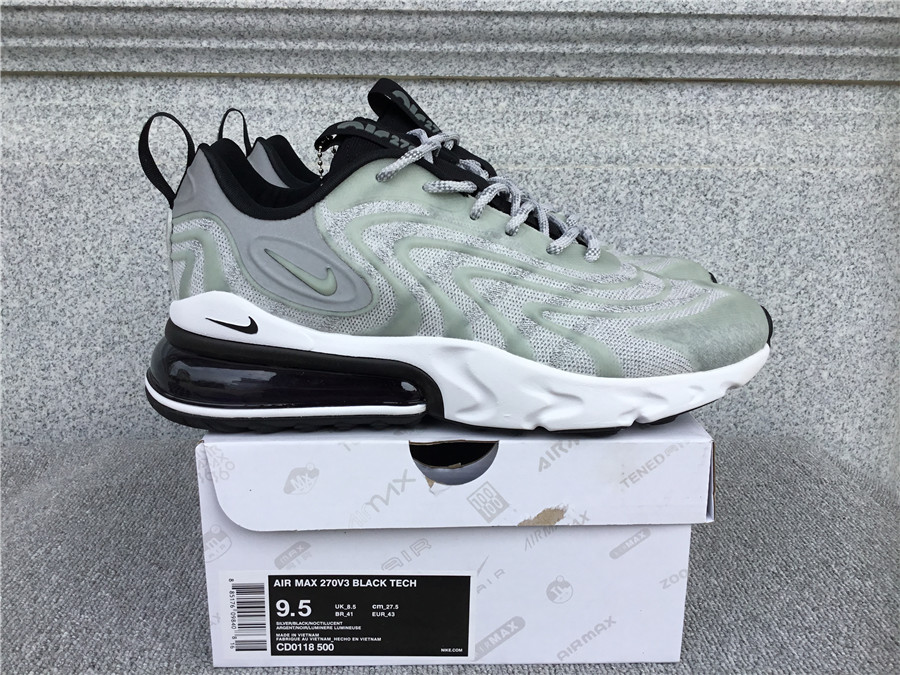 Nike Air Max 270 React Air Cushioned Running Shoe CD0118-500