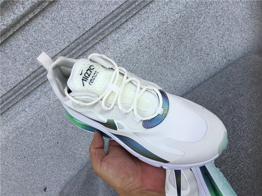 Nike Air Max 270 React Air Cushioned Running Shoe CT5064-100