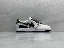 GT A Bathing Ape Bape SK8 Sta White Silver