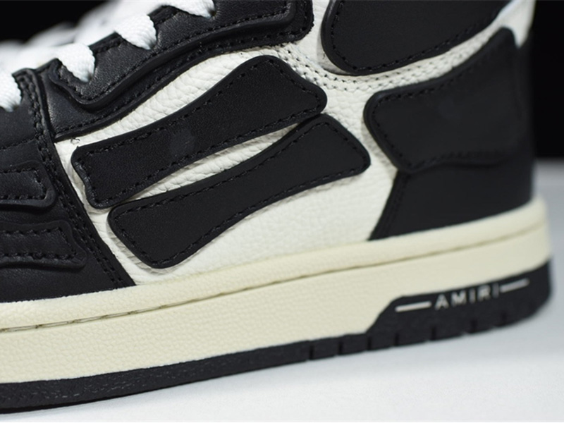 AMIRI Skel Top Hi Black White WFS002-004