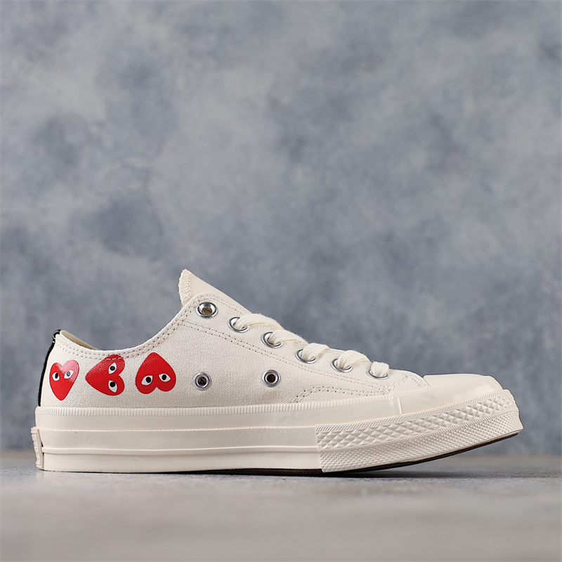 Converse Chuck Taylor All-Star 70 Ox Comme des Garcons Play Multi-Heart White 162975C