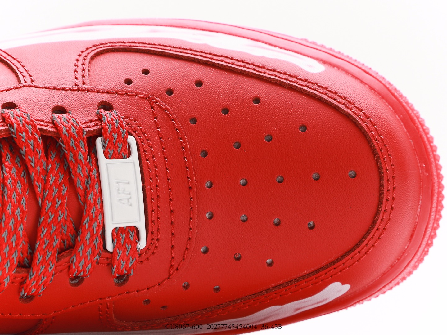 Nike Air Force 1 '07 QS Red Skeleton CU8067-600
