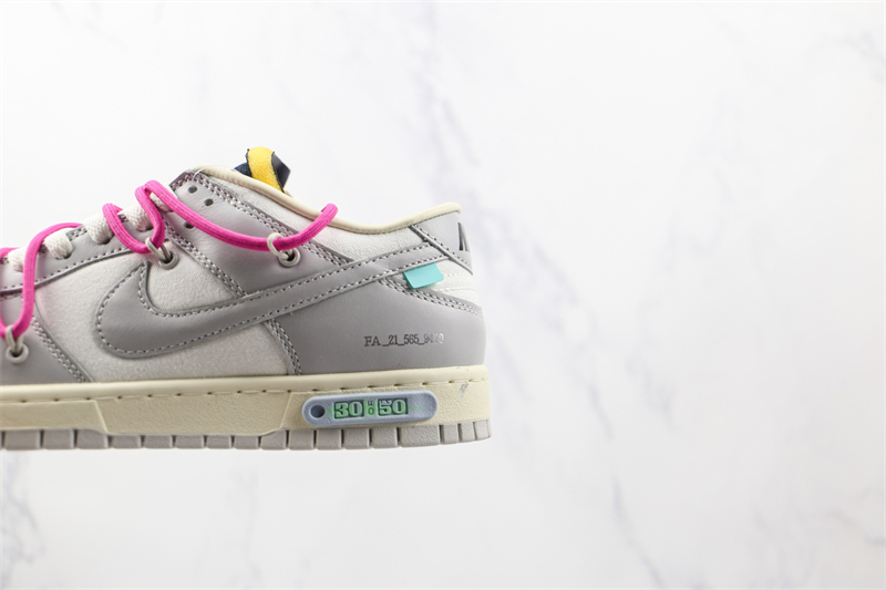 OFF WHITE X Nike Dunk SB Low The 50 NO.30 DM1602-122