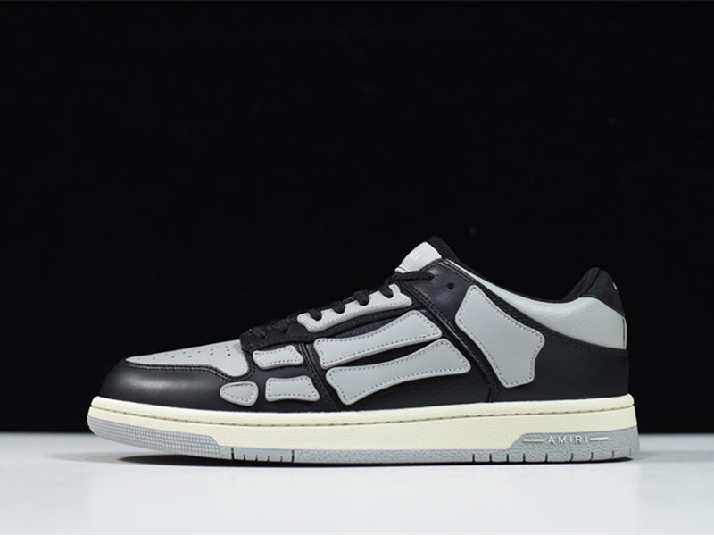 AMIRI Skel Top Low Black Gery MFS003-016