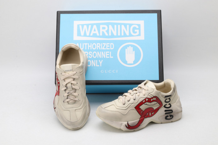 Gucci Rhyton Vintage Trainer Sneaker 576965 DRW00 9555